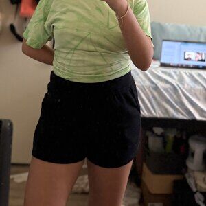 Old Navy Black Fleece Shorts